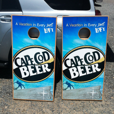 Cape Cod Cornhole Custom Marine Grade Board Set with Bags