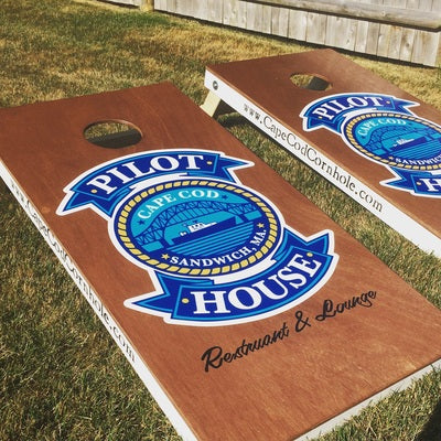 Cape Cod Cornhole Custom Marine Grade Board Set with Bags